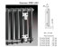 Радиатор трубчатый стальной Zehnder Charleston Retrofit 2180, 04 сек.1/2 бок.подк. RAL9005 (кроншт.в компл.)